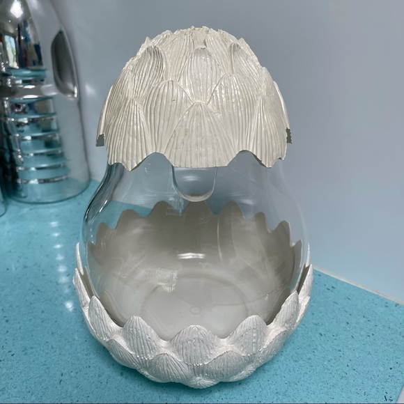 The Turnwald Collection International Artichoke Punch Bowl Ceramic Glass - Picture 7 of 10